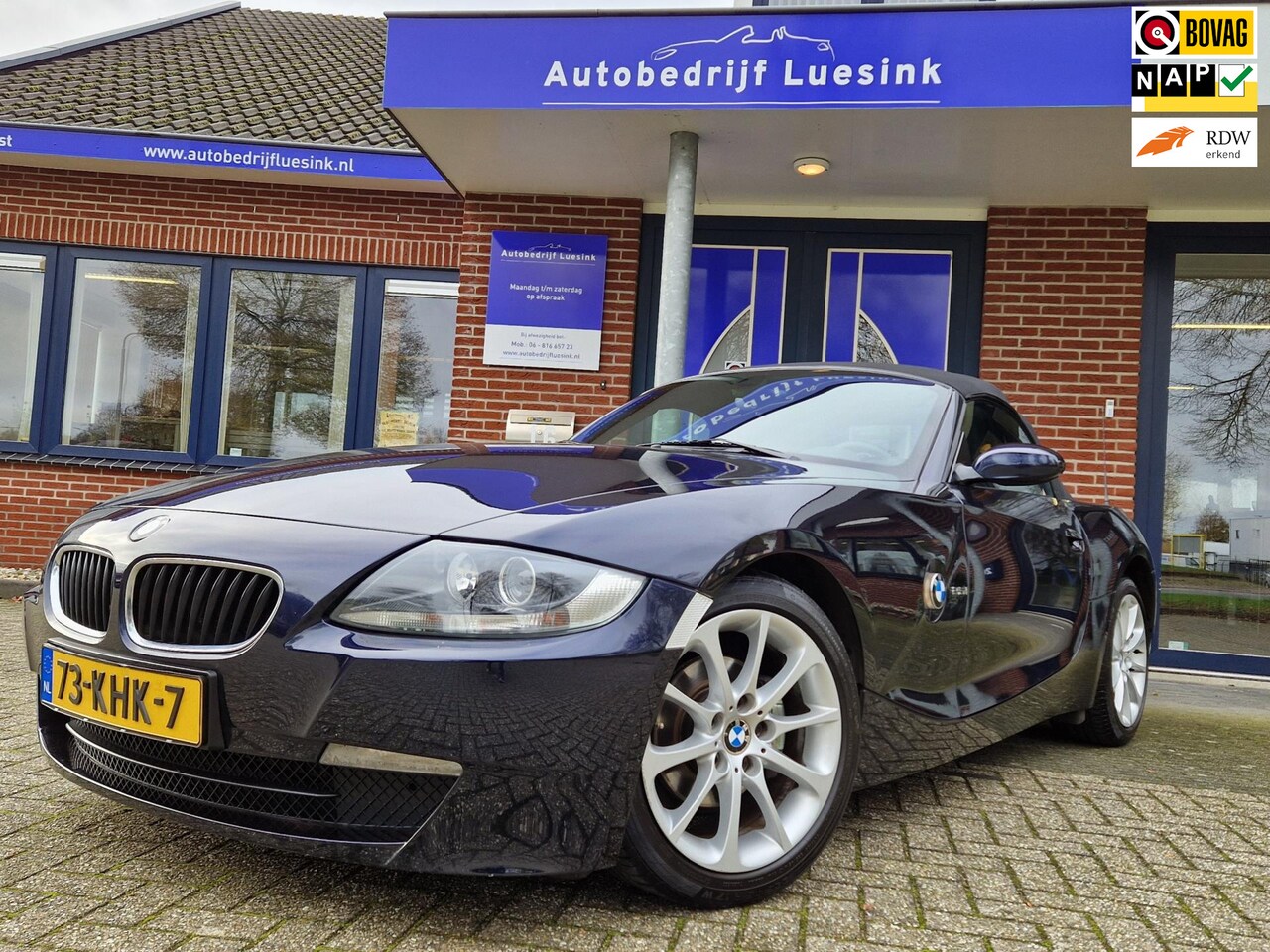 BMW Z4 Roadster - 2.5i Individual Edition Facelift 2009! Nachtblauw Alarm PDC Cruise Control Navigatie Neder - AutoWereld.nl