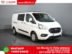 Ford Transit Custom - 2.0 TDCI L2 DC Dubbel Cabine 27.000 km Carplay/ Navi/ Camera/ Cruise/ PDC V+A/ Stoelverw./