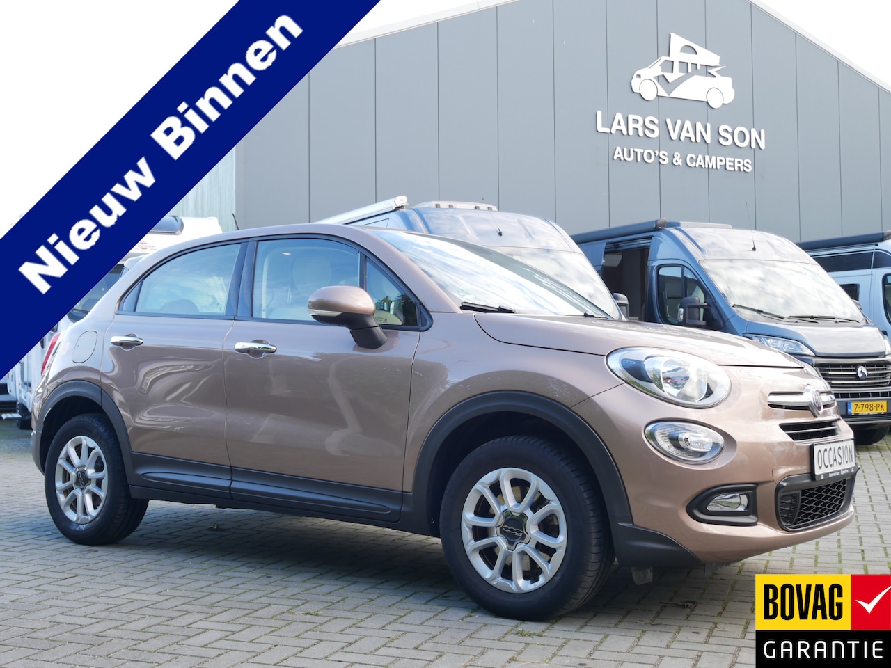 Fiat 500 X - 1.6 PopStar 1.6 PopStar, Navi, Parkeersensoren, Rose Goud!! - AutoWereld.nl