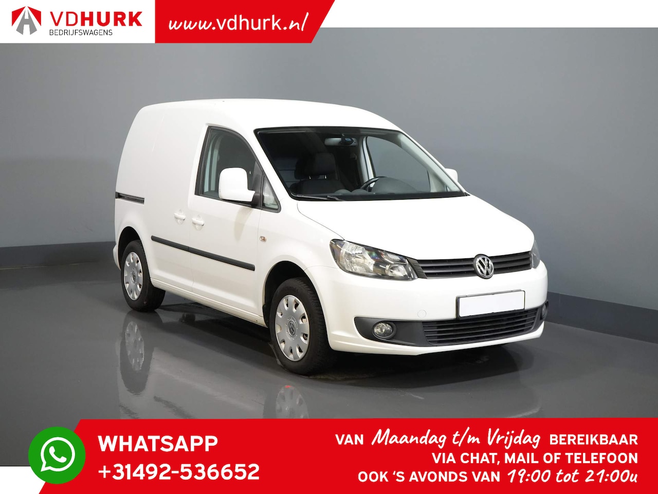 Volkswagen Caddy - 1.6 TDI PDC/ Airco/ Cruise/ Trekhaak - AutoWereld.nl