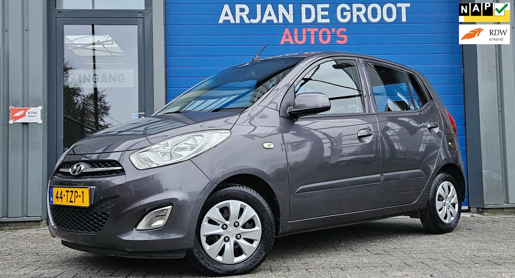 Hyundai i10 - 1.1 i-Drive Cool Airco Parkeersensoren Elec ramen NAP - AutoWereld.nl