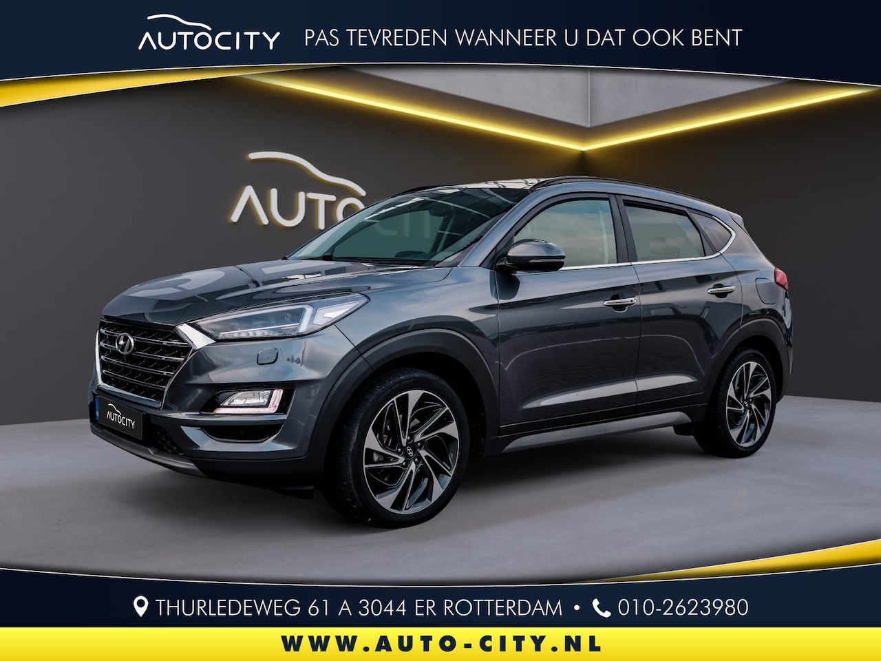 Hyundai Tucson - 1.6 T-GDI Premium Pano l Leder l 360 Camera - AutoWereld.nl