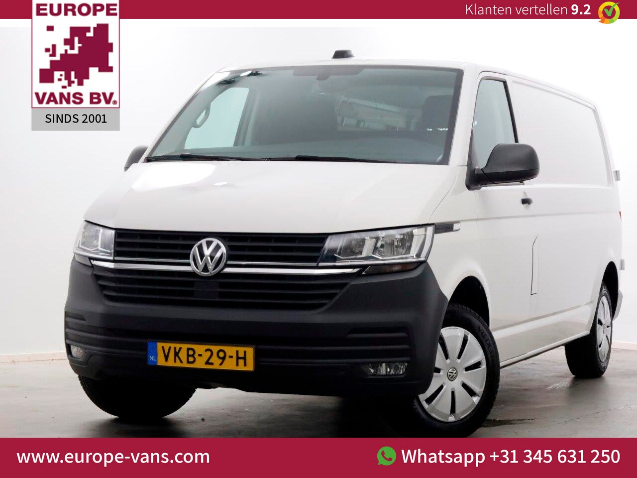 Volkswagen Transporter - T6.1 2.0 TDI 150pk DSG-Automaat Lang Airco/Navi 05-2021 - AutoWereld.nl