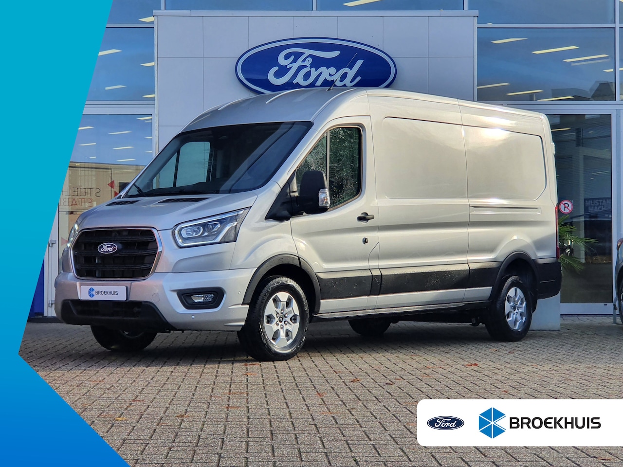 Ford Transit - 350 2.0 165 pk TDCI L3H2 Automaat Limited | € 7.350,- Voorraad Voordeel | Schuifdeur Links - AutoWereld.nl