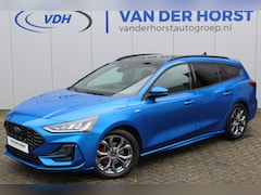 Ford Focus Wagon - 1.0-125pk EcoBoost ST-Line X. Mooie, luxe uitvoering met slechts 16.400km Volautm. airco d