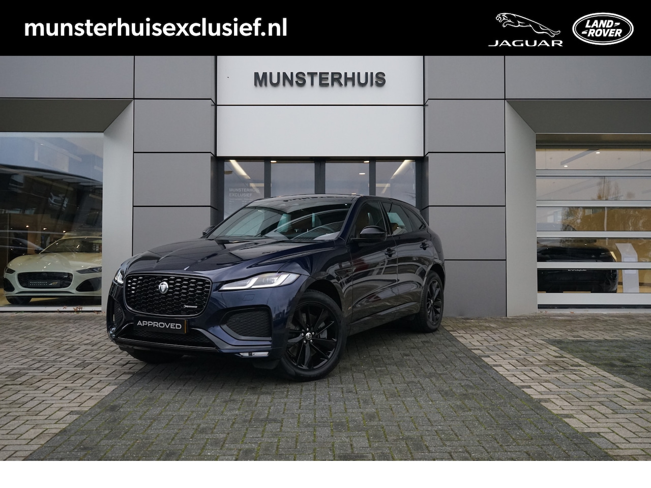 Jaguar F-Pace - 2.0 P400e PHEV R-Dynamic SE - Elektrisch glazen panorama-dak - Meridian - - AutoWereld.nl