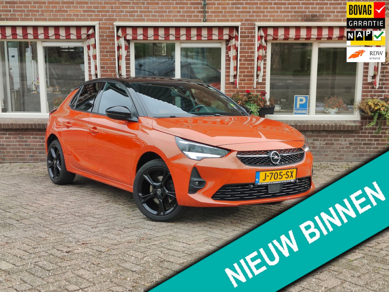 Opel Corsa - 1.2 GS Line Navi Cruise Airco Tr. haak LMV - RIJKLAAR - - AutoWereld.nl