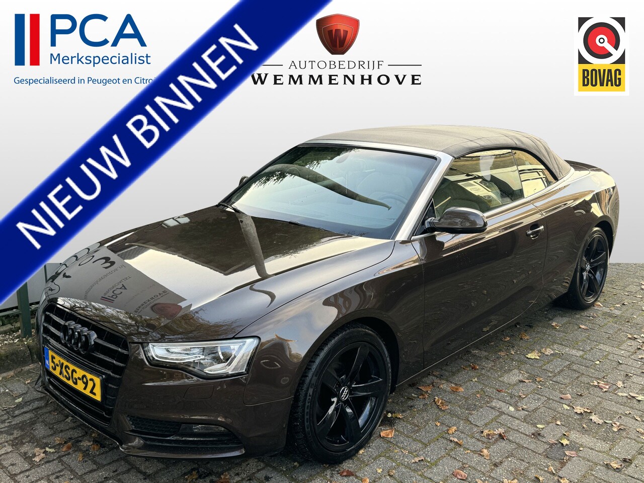 Audi A5 Cabriolet - 1.8 TFSI Pro Line Airco/Automaat/Leer/Stoelverw./Cabriolet - AutoWereld.nl