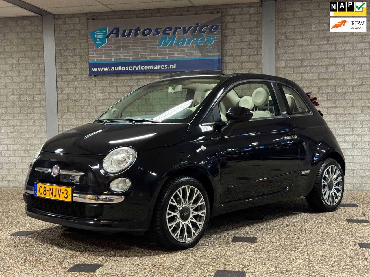 Fiat 500 C - 1.2 Automaat cabrio, Airco, PDC, 16 inch Lm, 1e eig, NL auto - AutoWereld.nl