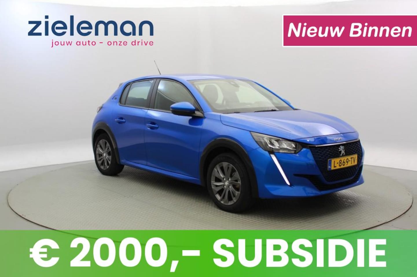 Peugeot 208 - e-208 Active Pack 50 kWh - Carplay, Navi (14.845 na SUBSIDIE) - AutoWereld.nl