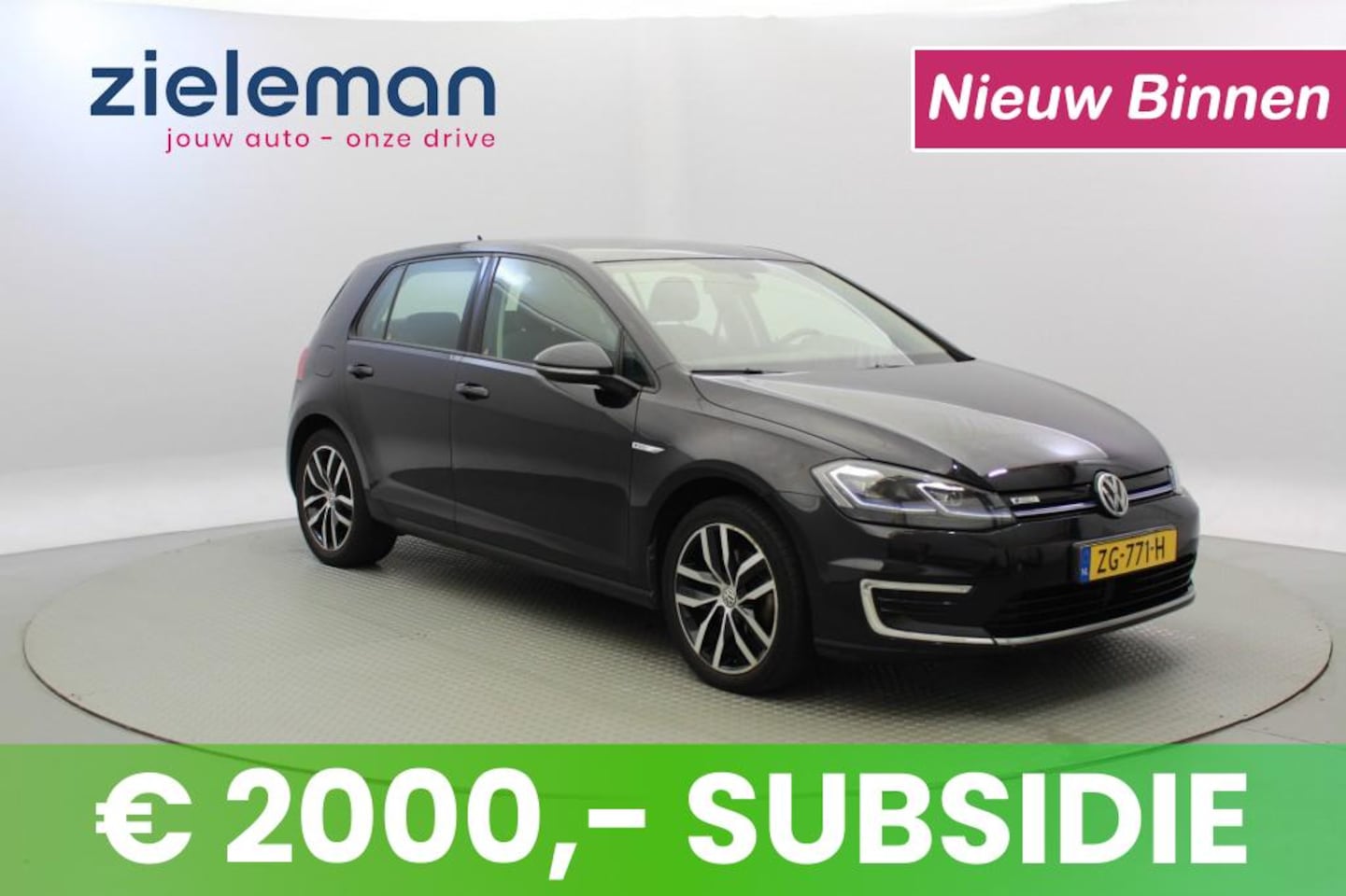 Volkswagen Golf - e-Golf (11.335 NA SUBSIDIE) - Clima, Camera - AutoWereld.nl