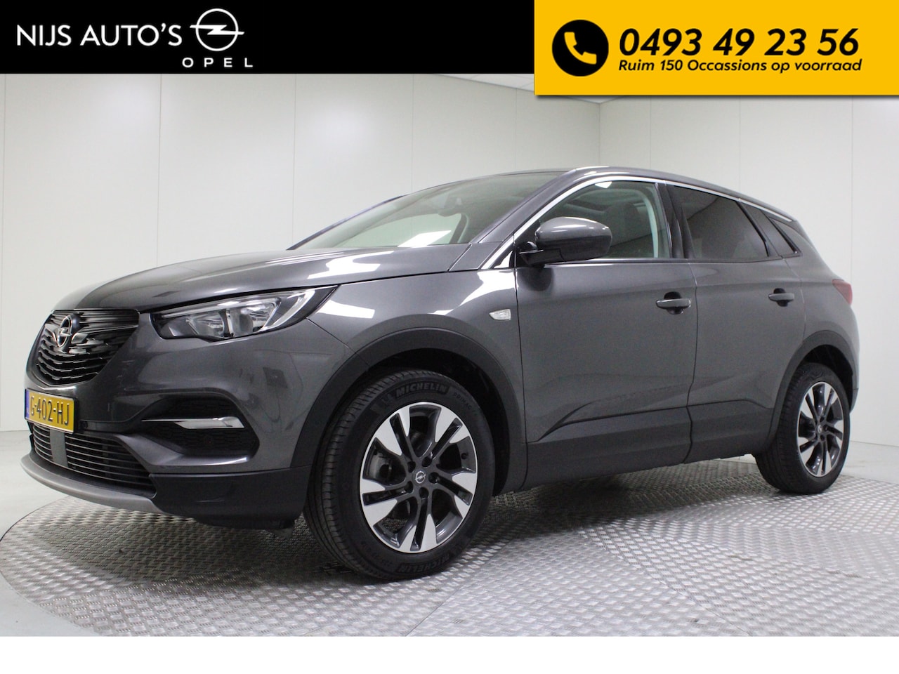 Opel Grandland X - 1.2 Turbo Business Executive | automaat | climate control | panorama dak | navi fullmap | - AutoWereld.nl