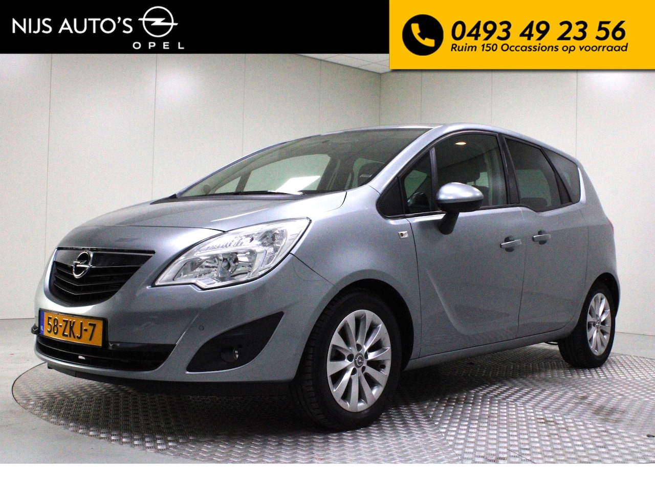 Opel Meriva - 1.4 Turbo Cosmo | automaat | dealer onderhouden | afneembare trekhaak | airco | pdc v/a | - AutoWereld.nl