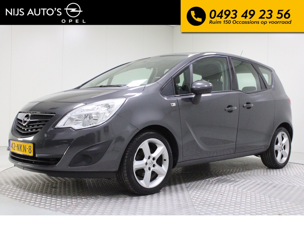 Opel Meriva - 1.4 Edition | dealer onderhouden | airco | navigatie fullmap | bluetooth | cruise control - AutoWereld.nl