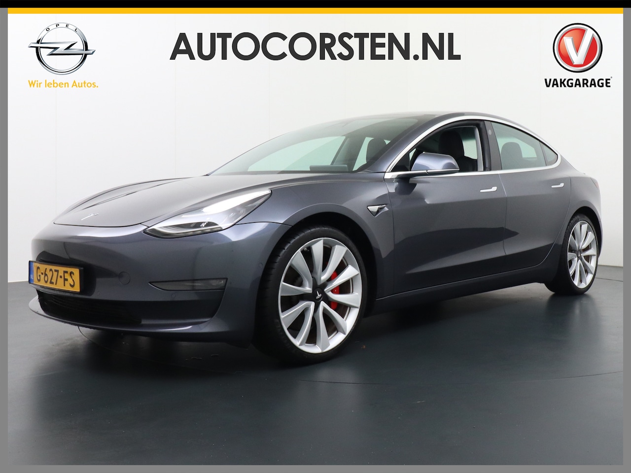 Tesla Model 3 - Performance AWD 513pk 0-100 3,4 sec. 20" FSD. AutoPilot Carbon Spoiler Premium-HiFi Pano.d - AutoWereld.nl