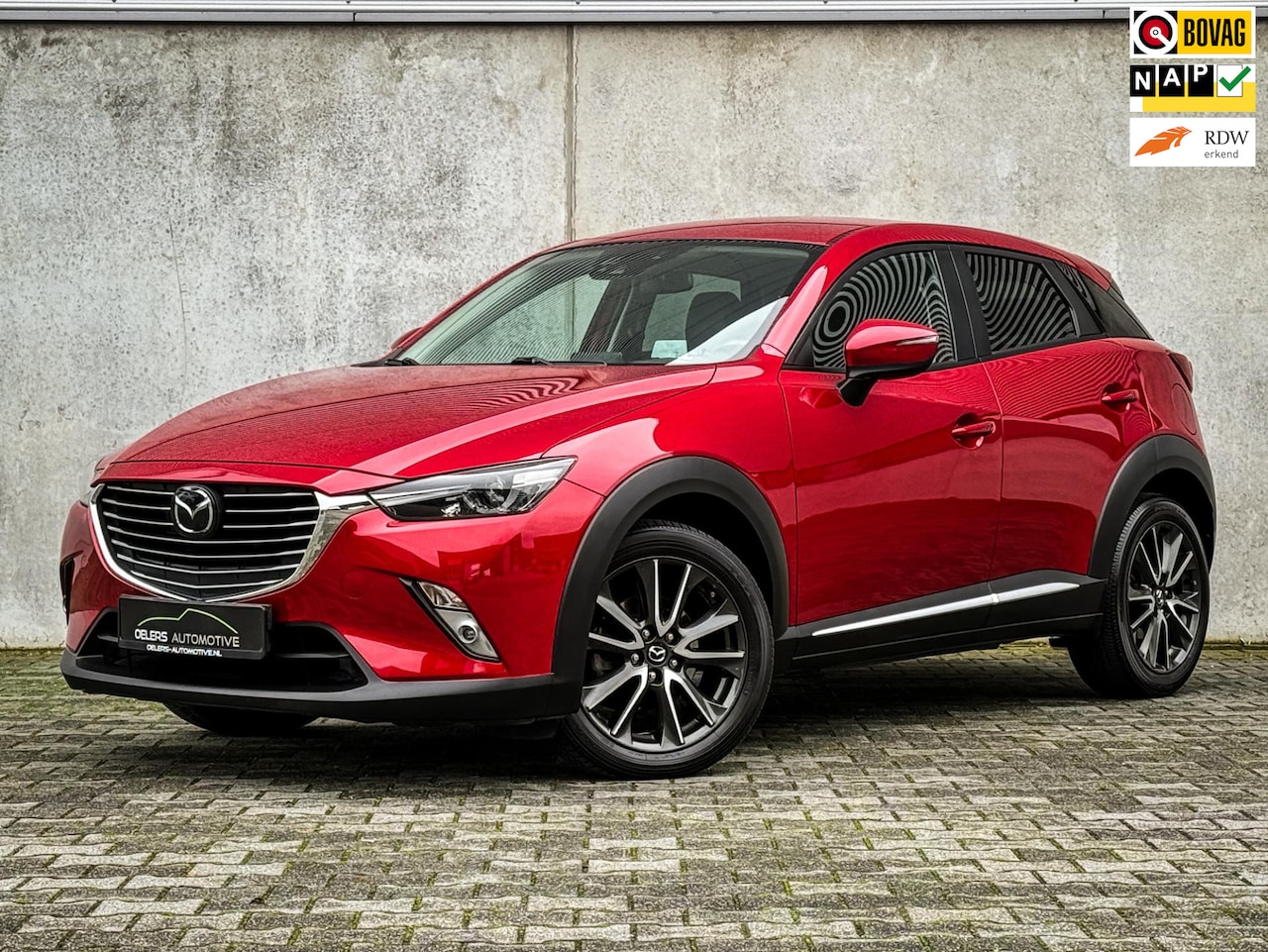 Mazda CX-3 - 2.0 SkyActiv-G 150 GT-M 4WD | Bose audio | Leder | Head-up | Camera | Soul Red | 1e eig. | - AutoWereld.nl