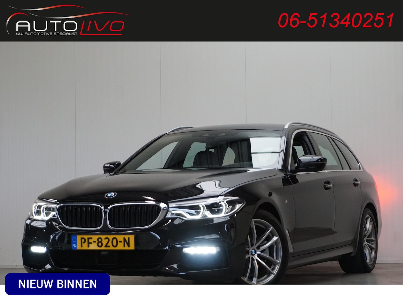 BMW 5-serie Touring - 520d High Executive M-SPORT! BOM VOL! NL AUTO! - AutoWereld.nl