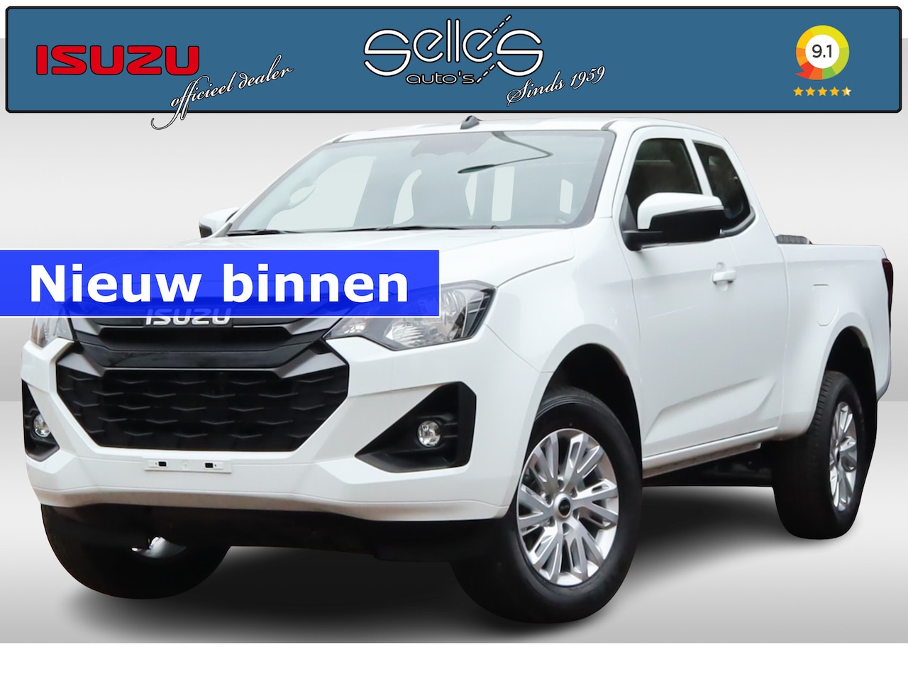 Isuzu D-Max - 4WD Extended Cab LS | Nieuw | Automaat | All-in prijs | Apple Carplay - AutoWereld.nl