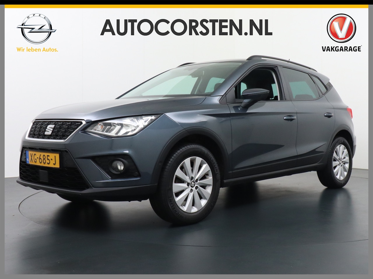 Seat Arona - 1.0 TSI Navi LMV 16" ECC Trekhaak Apple Android PDC DAB Cruise Control LED Dagrijverlichti - AutoWereld.nl