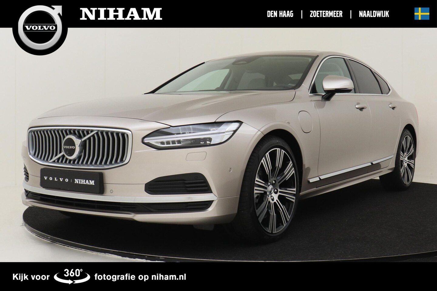 Volvo S90 - T8 AWD ULTIMATE BRIGHT *FULL OPTIONS!* -PANO.DAK|LUCHTVERING|B&W-AUDIO|GEVENT.LEDER+MASSAG - AutoWereld.nl