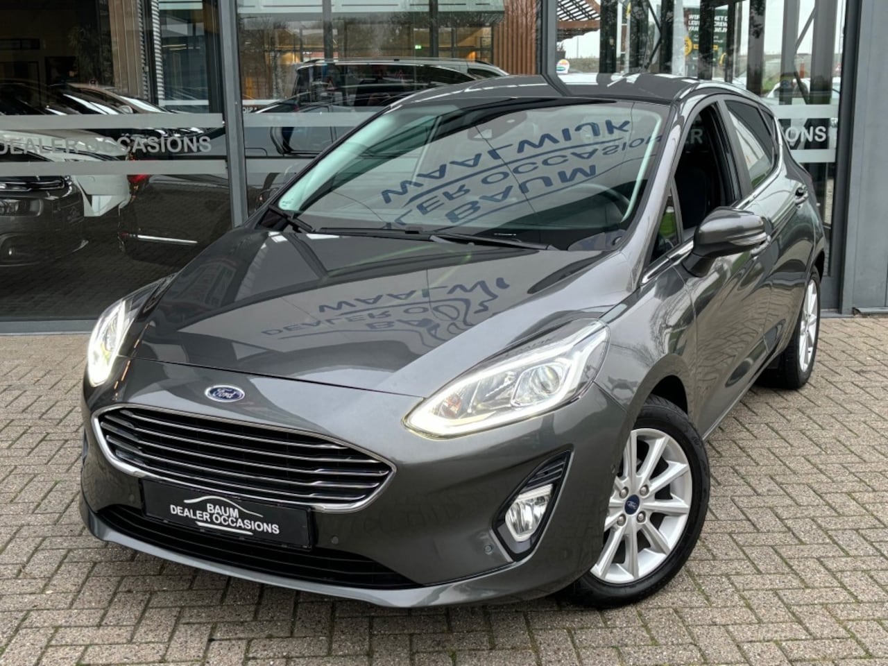 Ford Fiesta - 1.0 ECOBOOST AUTOMAAT TITANIUM AIRCO NAVI PDC-CAMERA - AutoWereld.nl