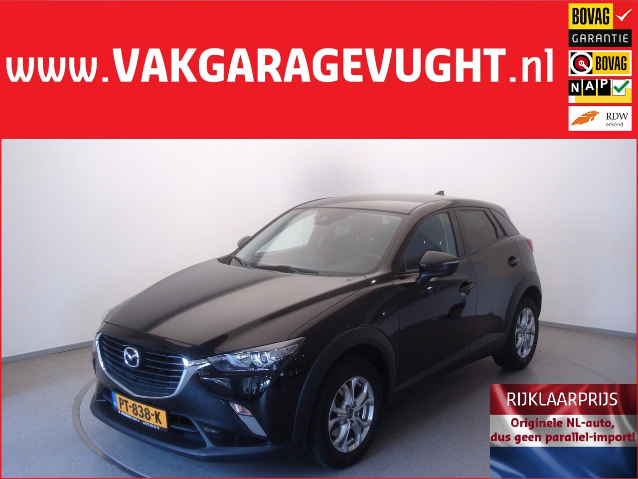 Mazda CX-3 - 2.0i-16V SkyActiv-G 120pk 69dkm! Carplay 100% Onderhouden! - AutoWereld.nl