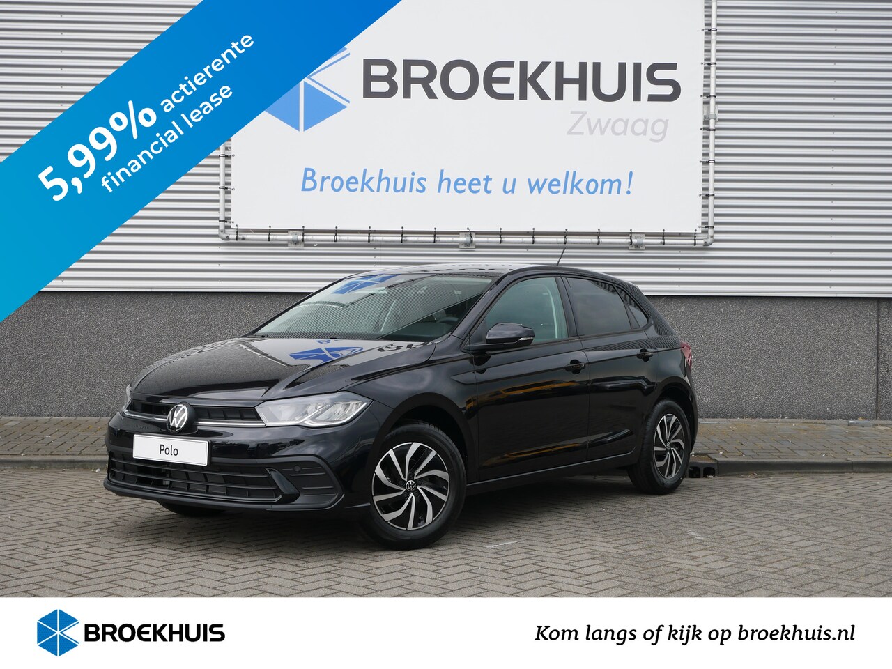 Volkswagen Polo - 1.0 TSI 95 5MT Life Edition | 'App-Connect' draadloze smartphone integratie | Buitenspiege - AutoWereld.nl