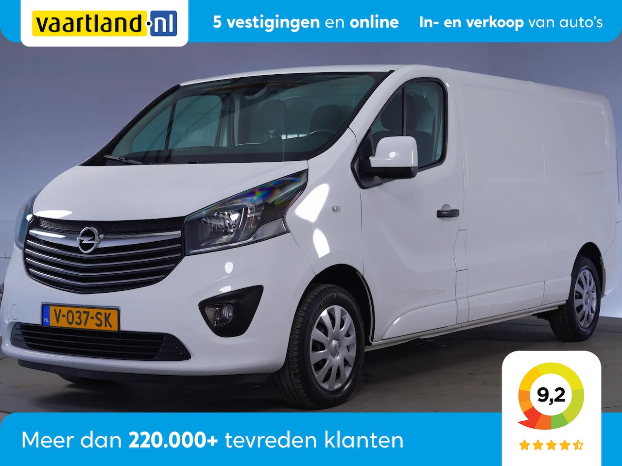 Opel Vivaro - 1.6 CDTI L2H1 Sport Eco 3Pers [ Nav + cam Trekhaak Parkeersensoren] - AutoWereld.nl