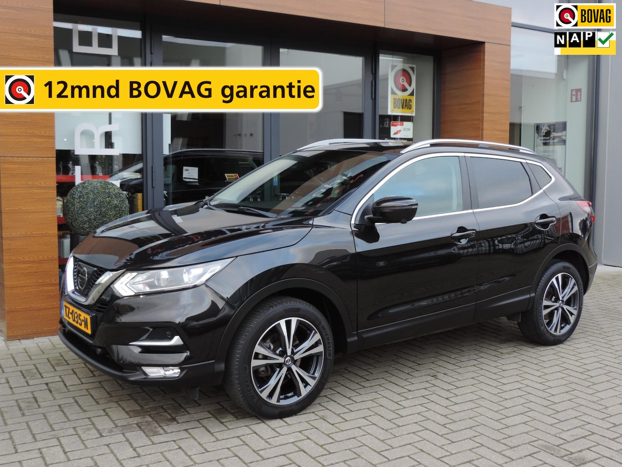 Nissan Qashqai - 1.2 N-Connecta 50.000km | 1e Eig | Panodak | ECC | Priv.glas | 18'' | 360Cam | PDC v+a | C - AutoWereld.nl