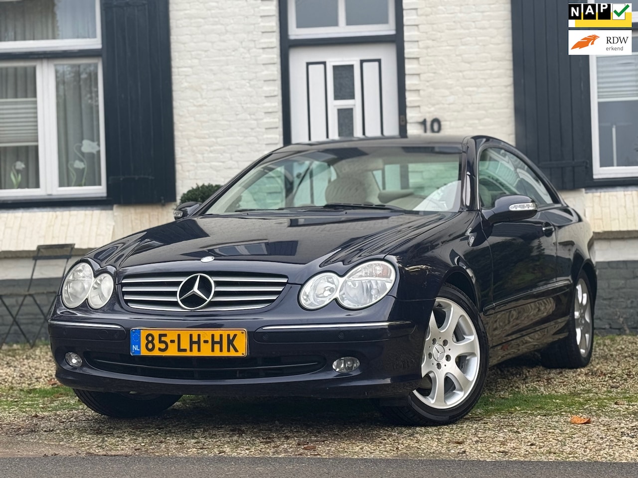 Mercedes-Benz CLK-klasse Coupé - 240 Elegance|Automaat|Leder|Prachtige auto! - AutoWereld.nl