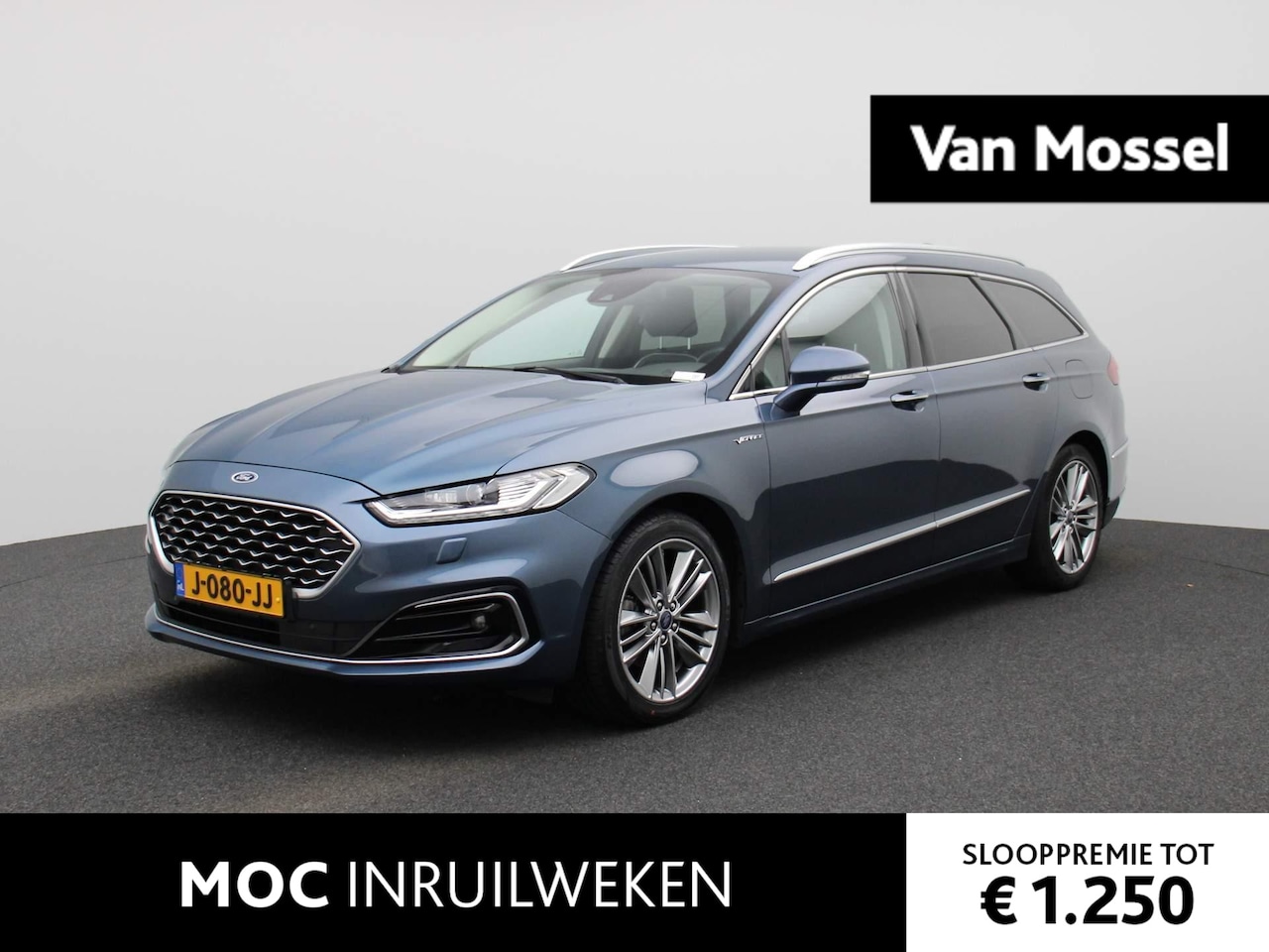 Ford Mondeo Wagon - 2.0 IVCT HEV Vignale | Lederen Bekleding | Navigatie | Camera | Climate Control | Parkeers - AutoWereld.nl