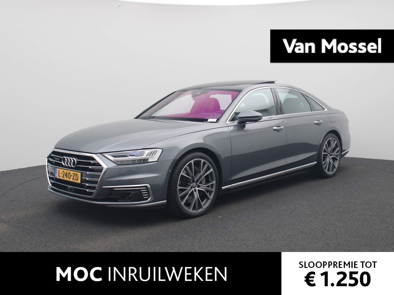 Audi A8 - 60 TFSI e quattro Pro Line Plus | Lederen Bekleding | Navigatie | Clima | Schuifdak | Came - AutoWereld.nl