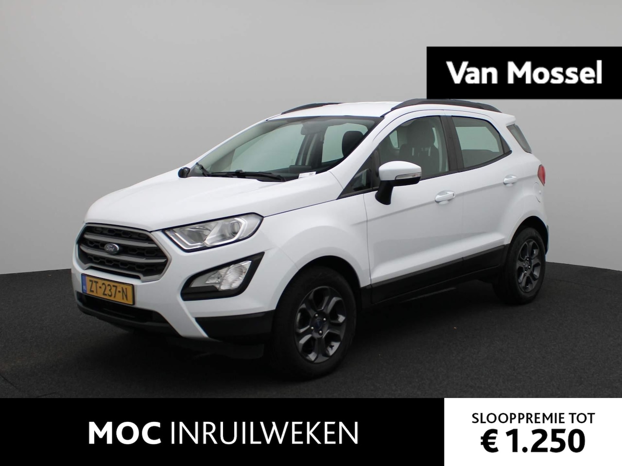 Ford EcoSport - 1.0 EcoBoost Trend Ultimate | Airconditioning | Navigatie | Lichtmetalen Velgen | Parkeers - AutoWereld.nl