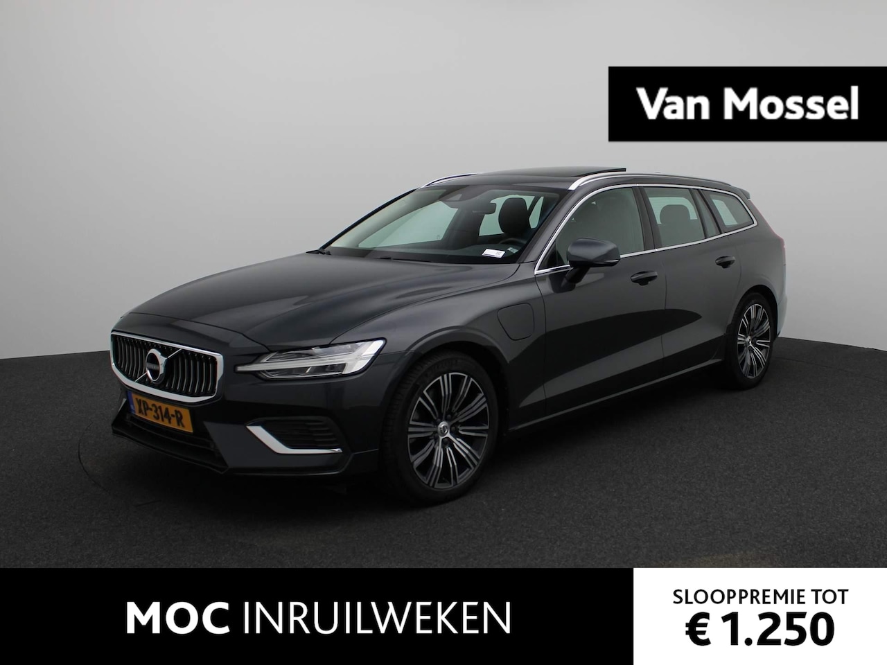 Volvo V60 - 2.0 T8 Twin Engine AWD Inscription | Leder | Stoelverwarming | Schuifdak | Cruise Control - AutoWereld.nl