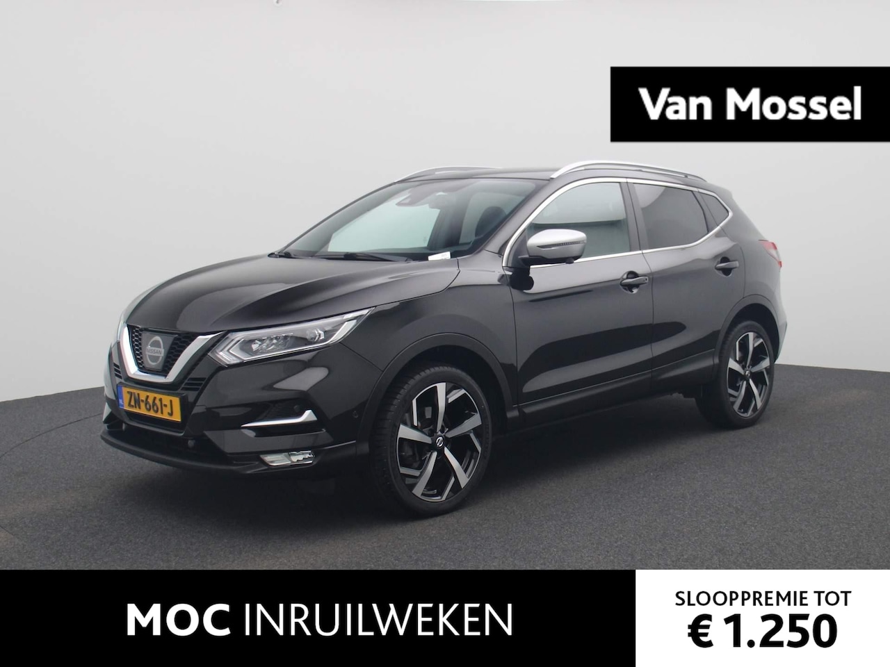 Nissan Qashqai - 1.2 Tekna + | Clima| Navigatie | Lederen Bekleding | Lichtmetalen Velgen | Panoramadak | P - AutoWereld.nl