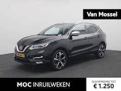 Nissan Qashqai - 1.2 Tekna + | Clima| Navigatie | Lederen Bekleding | Lichtmetalen Velgen | Panoramadak | P