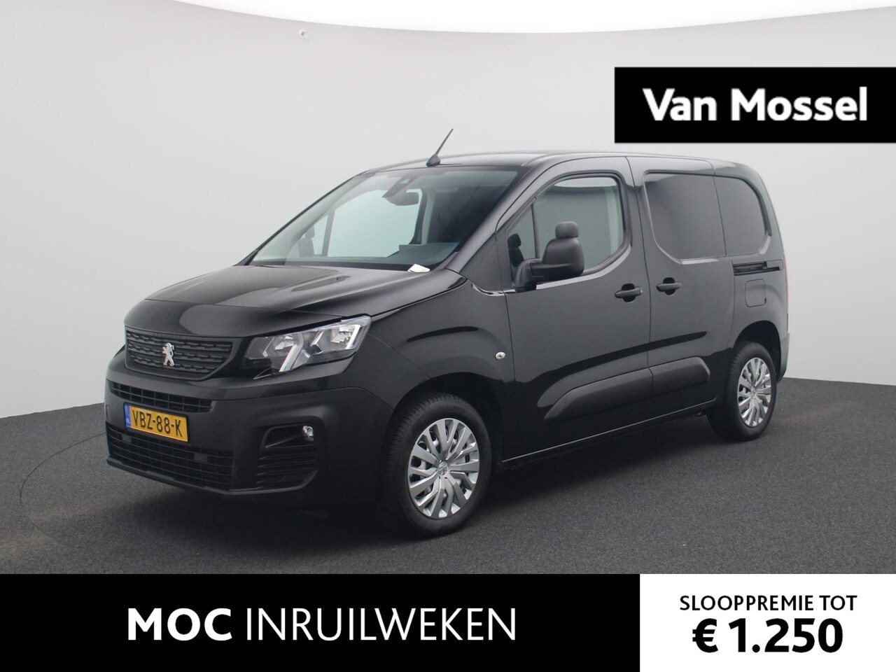 Peugeot Partner - 1.5 BlueHDI Premium | Navigatie | Airconditioning | Parkeersensoren | Zijschuifdeur | - AutoWereld.nl