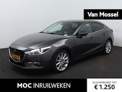 Mazda 3 - 3 2.0 SkyActiv-G 120 GT-M | Leder | Achteruitrijcamera | Parkeersensoren | Stoel/Stuurverw