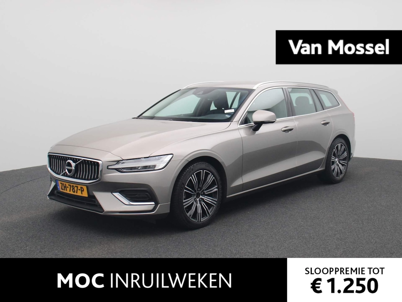 Volvo V60 - 2.0 T5 Inscription | Leder | Parkeersensoren | Apple Carplay / Android Auto | - AutoWereld.nl