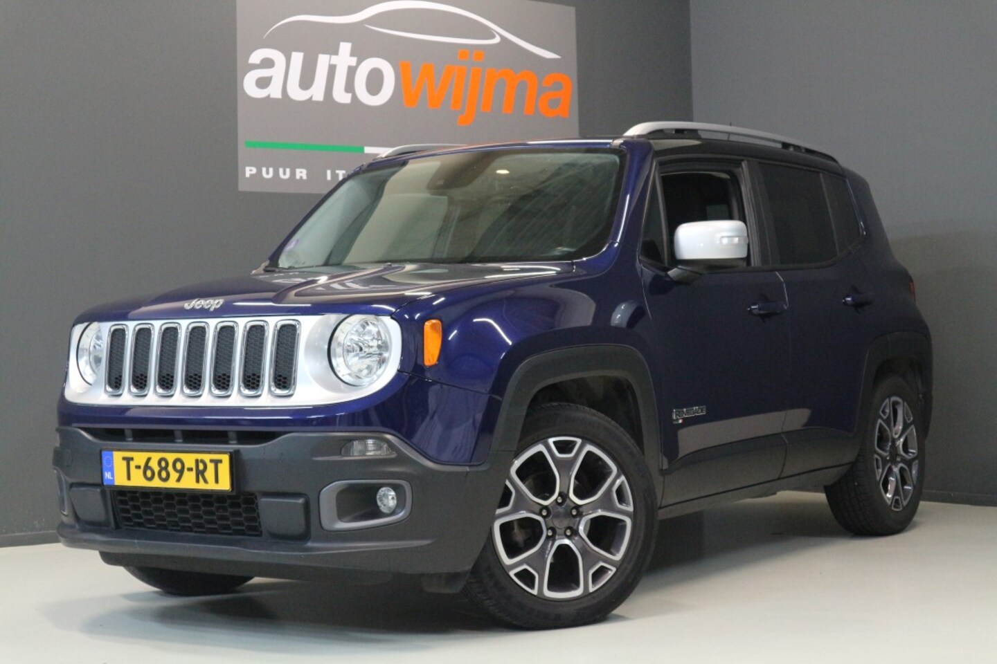 Jeep Renegade - 1.4 MultiAir 140pk Limited Automaat Navigatie, 18Inch L.M. velgen, Leder - AutoWereld.nl