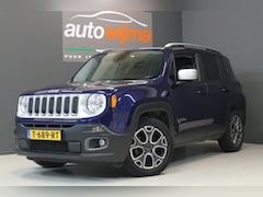 Jeep Renegade - 1.4 MultiAir 140pk Limited Automaat Navigatie, 18Inch L.M. velgen, Leder