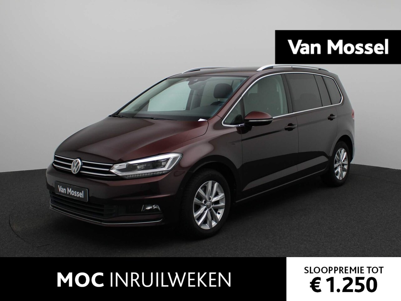 Volkswagen Touran - 1.6 TDI SCR Highline | Lederen Bekleding | Stoelverwarming | Stuurwielverwarming | Start/S - AutoWereld.nl