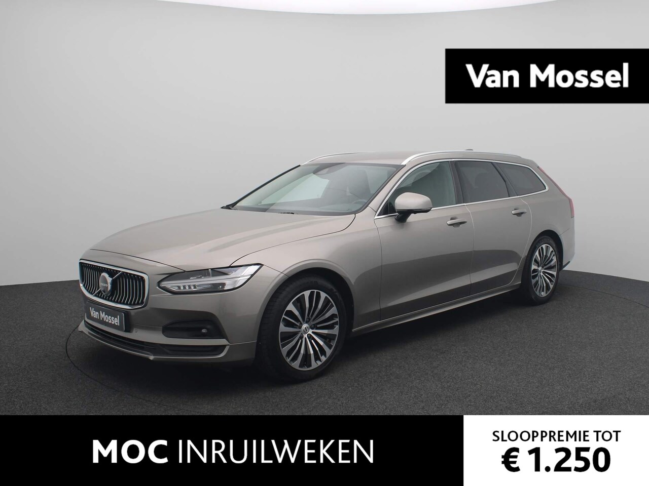 Volvo V90 - 2.0 B4 Momentum Pro | Leder | Wegklapbare-Trekhaak | Stoel + Stuurverwarming | Adaptive Cr - AutoWereld.nl