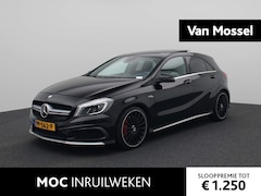 Mercedes-Benz A-klasse - AMG 45 4MATIC | Dealer Onderhouden | PANORAMADAK | MEMORYSEATS | NAVIGATIE | STOELVERWARMI