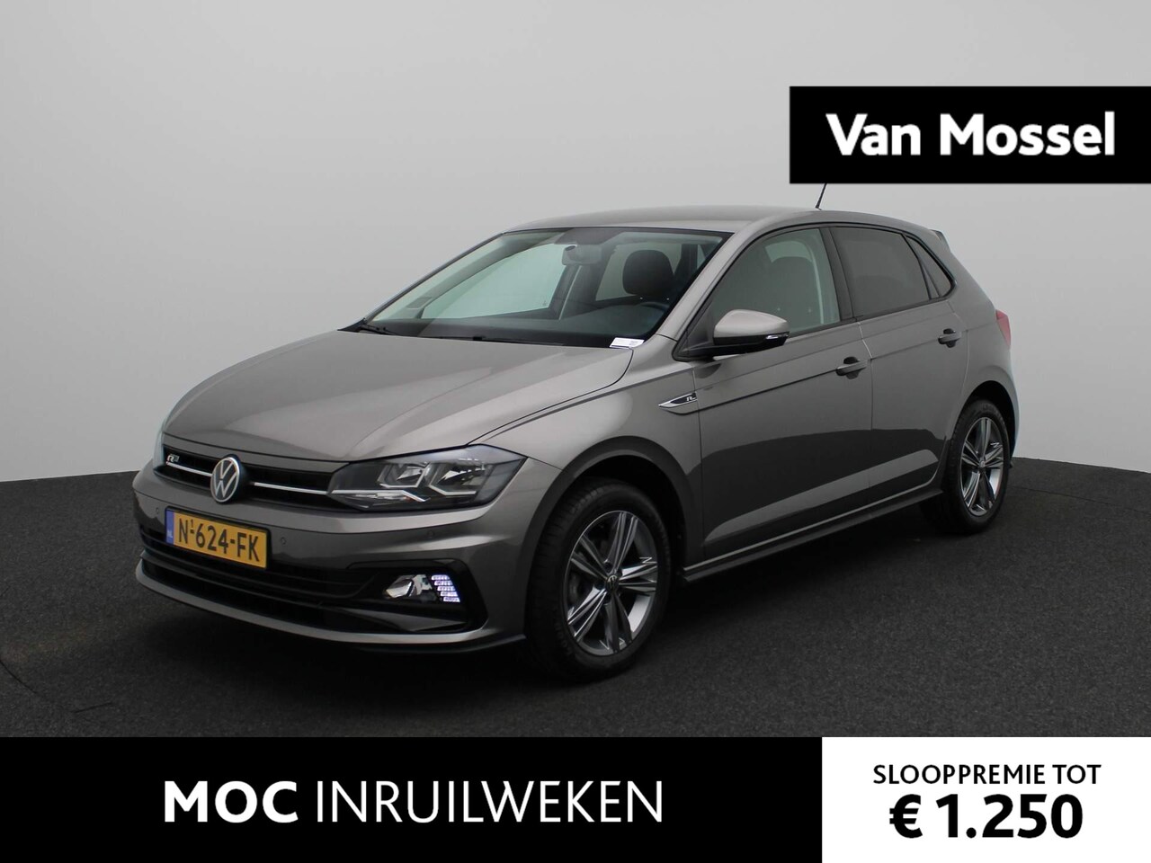 Volkswagen Polo - 1.0 TSI R-Line Edition | APPLE CARPLAY - ANDROIDN AUTO | ADAPTIVE CRUISE CONTROL | NAVIGAT - AutoWereld.nl