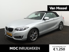 BMW 2-serie Cabrio - 220i High Executive | STOELVERWARMING | LED VERLICHTING | LEDER | CLIMATE CONTROL | ACHTER