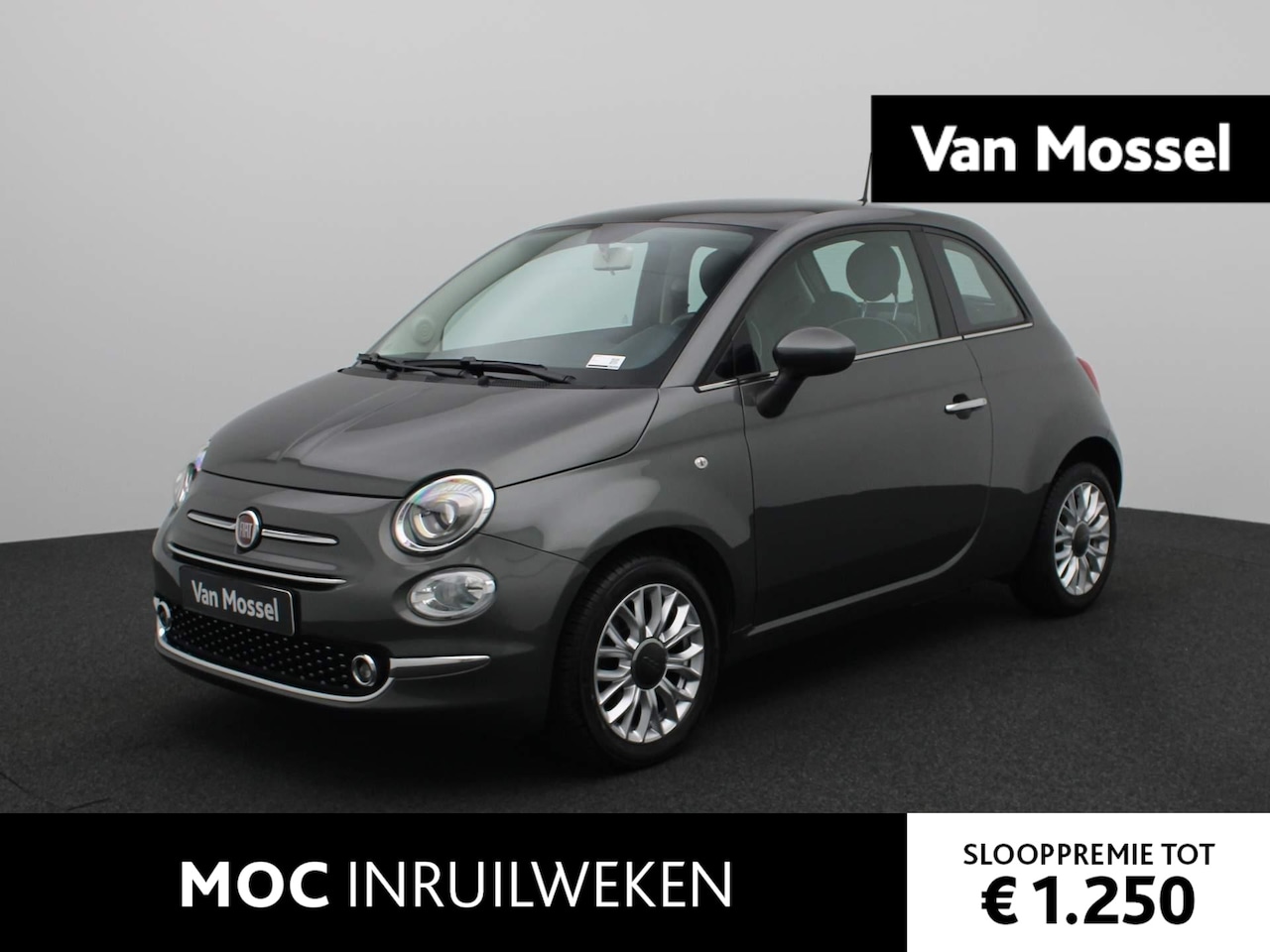 Fiat 500 - 1.2 Lounge | Navigatie | Airco | Bluetooth | Panoramadak | Cruise Control | Lichtmetalen V - AutoWereld.nl