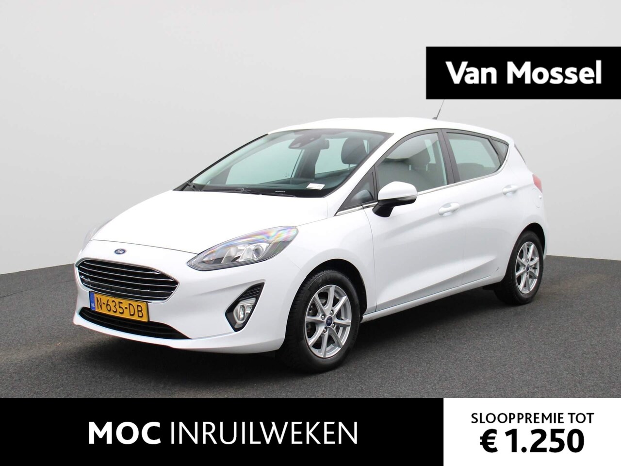 Ford Fiesta - 1.0 EcoBoost Hybrid Titanium | AIRCO | NAVIGATIE | CRUISE CONTROL | LED VERLICHTING | PARK - AutoWereld.nl