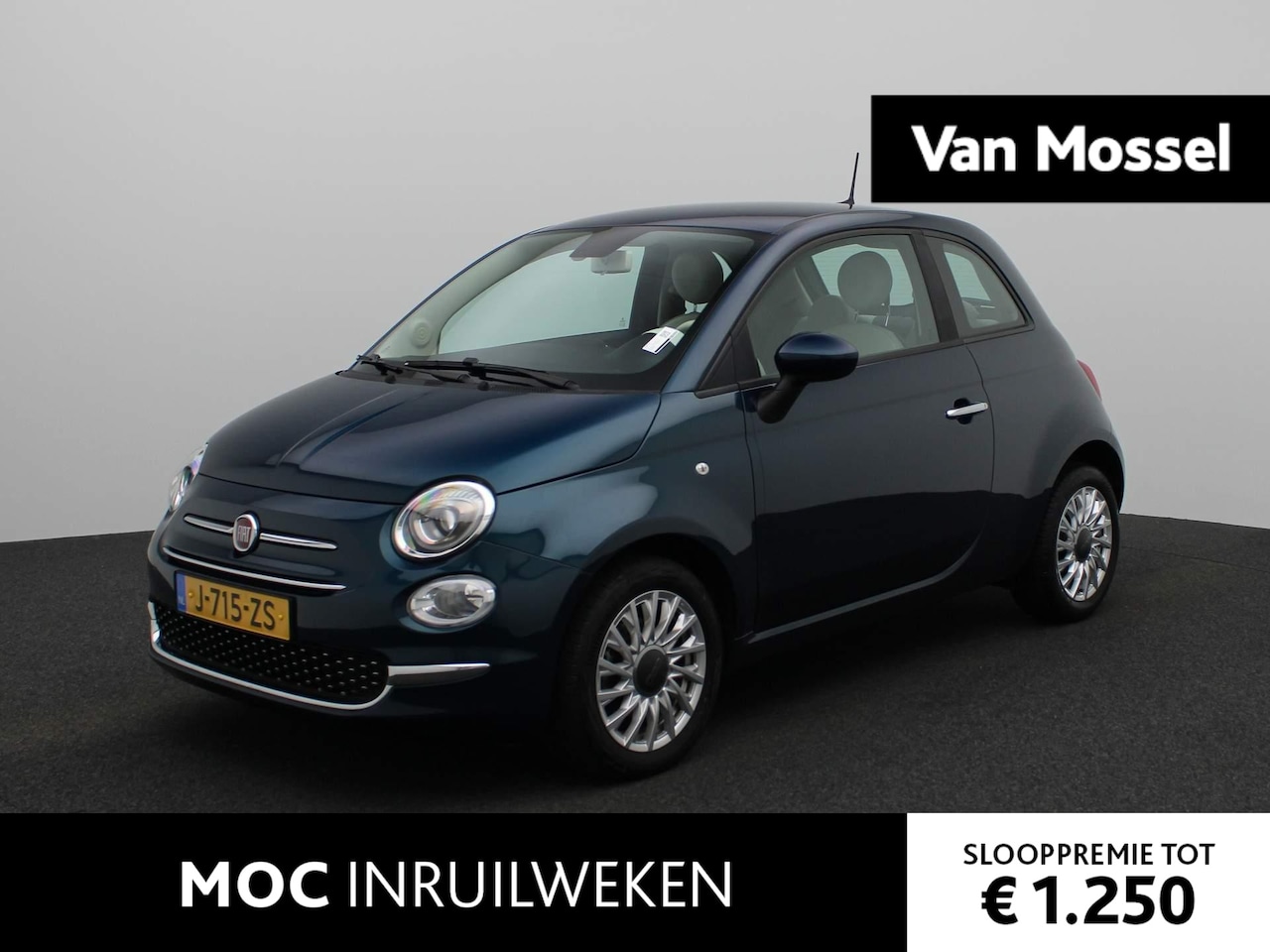 Fiat 500 - 1.0 Hybrid Lounge | APPLE CARPLAY - ANDROID AUTO | AIRCO | LED DAGRIJVERLICHTING | - AutoWereld.nl