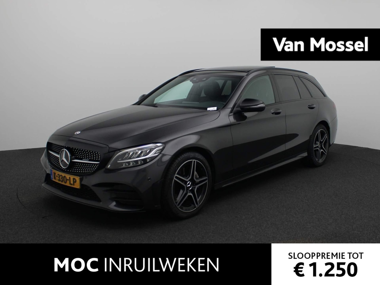 Mercedes-Benz C-klasse Estate - 180 Business Solution AMG | PANORAMADAK | ACHTERUITRIJCAMERA | STOELVERWARMING | NAVIGATIE - AutoWereld.nl